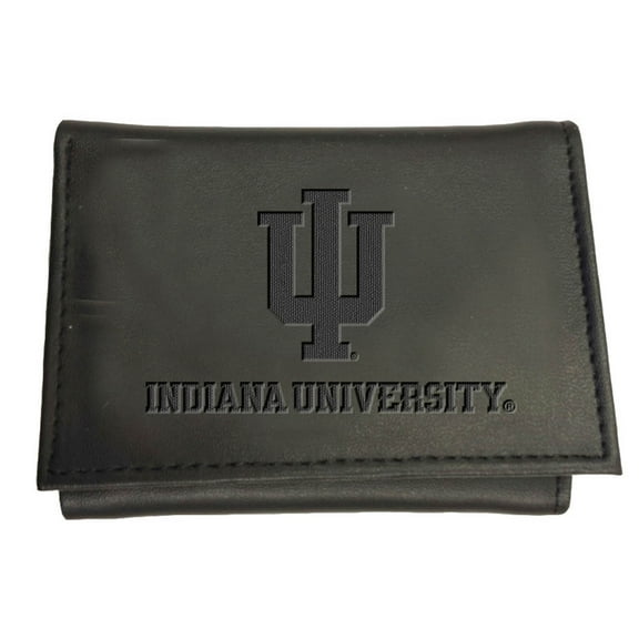 Black Indiana Hoosiers Hybrid Tri-Fold Wallet