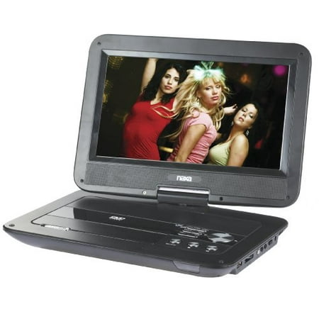 Naxa NAXNPD1003G NAXA 10 Inch TFT LCD Swivel-Screen Portable DVD Player