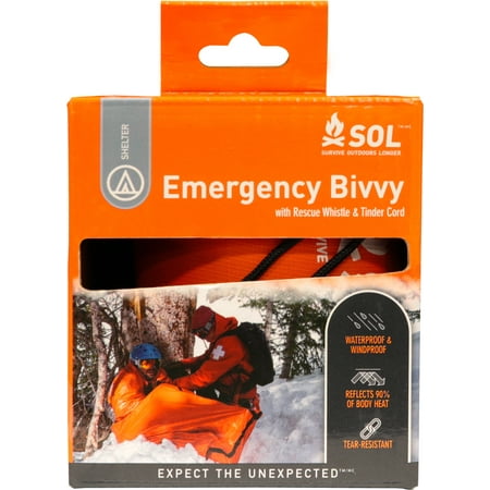 UPC: 0707708211423 | Survive Outdoors Longer 90% Reflective Emergency Bivvy  Orange