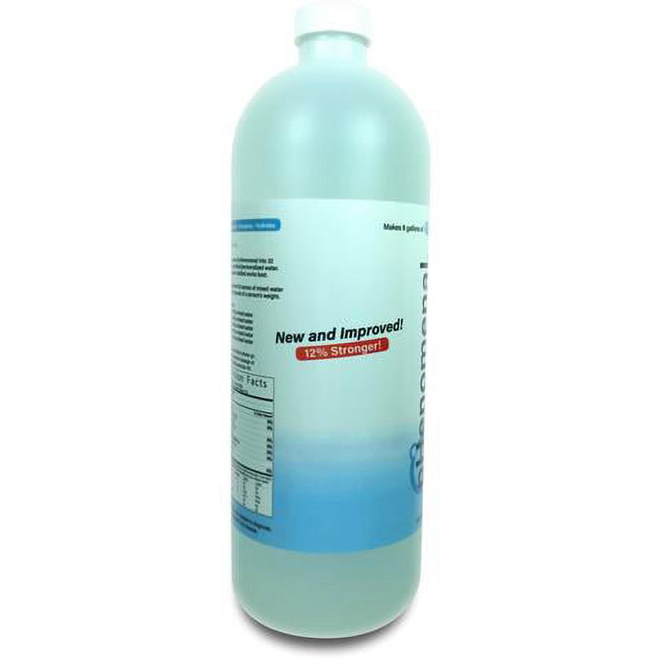 pHenomenal Alkaline Water Concentrate - high 11 pH oxygenated water - Regular 32 Oz Bottle - makes 8 Gallons of alkaline water - 500 times stronger than 8.5 pH