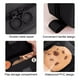 thumbnail image 4 of Large Capacity Pencil Case Organizer | Multifunctional Cloth Pen Holder | Zippered Bag for Office & Travel | Stationery Storage Box | 21x12x7cm | Coffee Purple Green Black | 1 Pc, 4 of 6