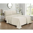 thumbnail image 1 of Swift Home 4 Pieces Microfiber Sheet Set with Pleated Hem, 1 of 3