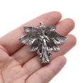 thumbnail image 3 of LICEWO Antique Silver Angel with 6 Wings Vintage Charm Dangle for Jewelry Making Findings DIY Necklace Bracelet Keychain, 3 of 10