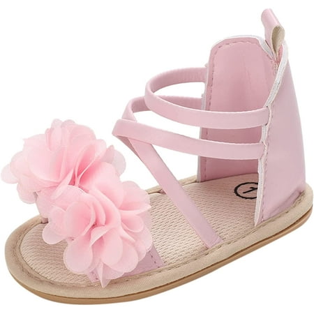

QWZNDZGR Baby Girls Boys Sandals Beach Flat Shoes PU Leather Mesh Shoes Butterfly Knot Summer Flat Beach Shoes Outdoor