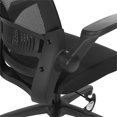 thumbnail image 4 of Scranton & Co Manager's Chair with Mesh Back in Black Fabric Seat, 4 of 11