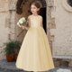 thumbnail image 2 of Vestido de Cumpleaños de Malla sin Mangas de Color Sólido con Cuello Redondo, Mezcla de Poliéster Suave para las Celebraciones de Verano Y Vacaciones, 2 of 5
