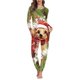 thumbnail image 1 of Conjunto de pijama informal de dos piezas para mujer, jersey de manga larga con diseño navideño, ropa de dormir cómoda y holgada, camisón para mujer, 1 of 4