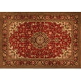 thumbnail image 1 of Ahgly Company Indoor Rectangle Medallion Orange Traditional Area Rugs, 5' x 8', 1 of 1