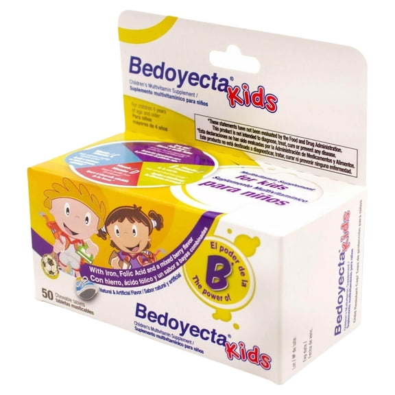 Bedoyecta Kids 50 Tab Chewables