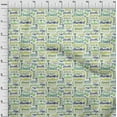 thumbnail image 4 of oneOone Cotton Poplin Light Green Fabric Text Fabric For Sewing Printed Craft Fabric By The Yard 56 Inch Wide, 4 of 6