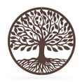 thumbnail image 5 of RealSteel, Tree of Life Home Decor, Metal Wall Art, Indoor Outdoor Decorations, Perfect as Housewarming, Wedding, Birthday or Anniversary Gifts (18"/Black), 5 of 8