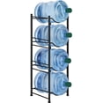 thumbnail image 2 of Oumilen 5 Gallon Water Jug Holder Water Bottle Storage Rack 4-Tier, Black, 2 of 7