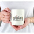 thumbnail image 3 of Koyal Wholesale Colorful City Skyline Graphic Ceramic Coffee Mug, Washington, 3 of 5