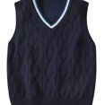 thumbnail image 1 of Pull-over Garçon Tricoté Style Collège, 1 of 6