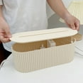 thumbnail image 4 of Caja De Gestión De Cables, Innovadora Y Sencilla Cubierta De Alimentación Para Escritorio, Soporte Para Cables, Caja De Almacenamiento Para Cables De Salida Para El Hogar Y La, 4 of 7