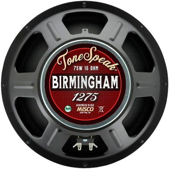 ToneSpeak Birmingham 1275 12" 75W Guitar Speaker 16 Ohm