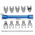 thumbnail image 3 of 1 Set Blue Motorcycle Spoke Wrench and 10 Pieces Hardened Tips 5.0-6.8 for Most Motorbikes, 3 of 6