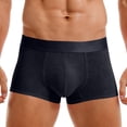 thumbnail image 5 of Domuza Mens Boxer Briefs Multiple Colors Underwear for Men Soft Breathable Trunk Soft Comfortable Underwear Black XL, 5 of 5