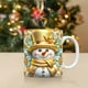 thumbnail image 5 of Taza navideña inflada con diseño de muñeco de nieve, taza de Papá Noel inflada de 15 oz y 11 oz., 5 of 5