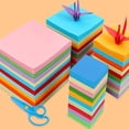 thumbnail image 2 of UPOUART 500Pcs Crafting Paper Assorted Color for Kids and Kindergarten 12 x 12 in, 2 of 8