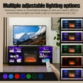 thumbnail image 2 of 58-inch Black TV Stand with Adjustable Fireplace Flame Speed for TVs up to 62-inch Suits Different Scenes, 2 of 6