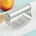 thumbnail image 5 of SPOORYYO Food-Grade Mini Stainless Steel Garlic Press with Comfortable Handle - Effortless Manual Ginger and Garlic Masher, Easy to Clean Kitchen Essential, 5 of 6
