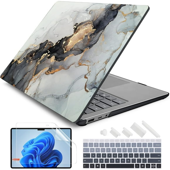 Premium Laptop Case for 15 inch Microsoft Surface Laptop 5 4 3 with Metal Palm Rest Designed Matte Protective