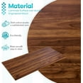 thumbnail image 6 of Kaboon 36x20 inch Universal Table Top, Dark Walnut, 6 of 6