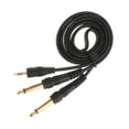 thumbnail image 1 of Cable de sonido de Conector de Adaptador M / M de 3,5 Mm a 6,5 Mm, a , Cable Auxiliar 1 metro shamjiam Conector de adaptador dual, 1 of 5