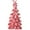 Red, variant on Christmas Candy Tree Decor Polymer Glossy Finish Red White Peppermint Swirl Holiday Decorations for Mantel Tabletop Centerpiece(Red)