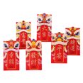 thumbnail image 1 of Cash Pocket Lion Wake New Year Packet Chinese Cartoon Red Envelope Creative Spring Festival Kid Gift Lucky Money, 1 of 6