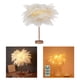 thumbnail image 5 of Lámpara de árbol de plumas Colco lámpara de bricolaje iluminación dormitorio blanco, 5 of 8