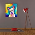 thumbnail image 6 of Epic Graffiti 'Pop Art Chihuahua 2' by Furbaby Affiliates, Canvas Wall Art, 26"x30", 6 of 8