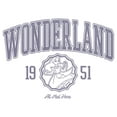 thumbnail image 2 of Men's Alice in Wonderland Purple All Mad Here 1951 Sweatshirt White Small, 2 of 4