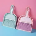 thumbnail image 2 of Mini Dustpan and Brush Set, Multi-Functional Cleaning Tool with Hand Broom Brush, Plastic Dust Pan, Coral Fleece Cleaning Cloth, 2 of 5