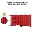 thumbnail image 2 of Graflsoa Foldable Portable Soundproof Shield with 5-Panel Design, ABS+Sponge Construction, Red Color, Ideal for Outdoor Recording and Noise Reduction, 2 of 6
