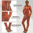thumbnail image 4 of Red Fox Women's Slim-Fit Warm Comfy Fleece Jogger Sweatpants with Pockets - Athletic Running Workout Sports Pants, 4 of 6