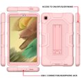 thumbnail image 5 of Allytech Case Compatible with Samsung Galaxy Tab A7 Lite 8.7" 2021 Released M-T220/T225, Kids Friendly Heavy Duty Shockrpoof High Impact Protective Case for Samsung Galaxy A7 Lite 8.7" - Rosegold, 5 of 6
