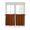 Orange Black, variant on Living Room Curtains 72 Inches length, Black White Plaid Window Treatment Curtain Drapes, Modern Simple Buffalo Check Gingham Light Filtering Drapes for Bedroom Laundry Room, 52"x72", 2 Panels