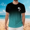 thumbnail image 2 of Leey-World Men's Cotton T-Shirts Oversized Unisex Short Sleeves Casual Loose Wash Solid Basic Tee Tops Tshirt Men(Navy,3XL), 2 of 4