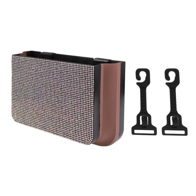 Estuche para Gafas de Sol de Coche Unique Bargains Soporte Universal para Gafas de Sol de Coche ABS, Piedras de Rhinestone Colorido 9.65"x6.26" 1 Pcs