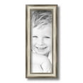 thumbnail image 2 of ArtToFrames 5" x 14" Antique Silver Panel Picture Frame, 5x14 inch Silver Wood Poster Frame (WOM-4760), 2 of 7