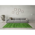 thumbnail image 3 of Ahgly Company Indoor Square Oriental Green Industrial Area Rugs, 6' Square, 3 of 4