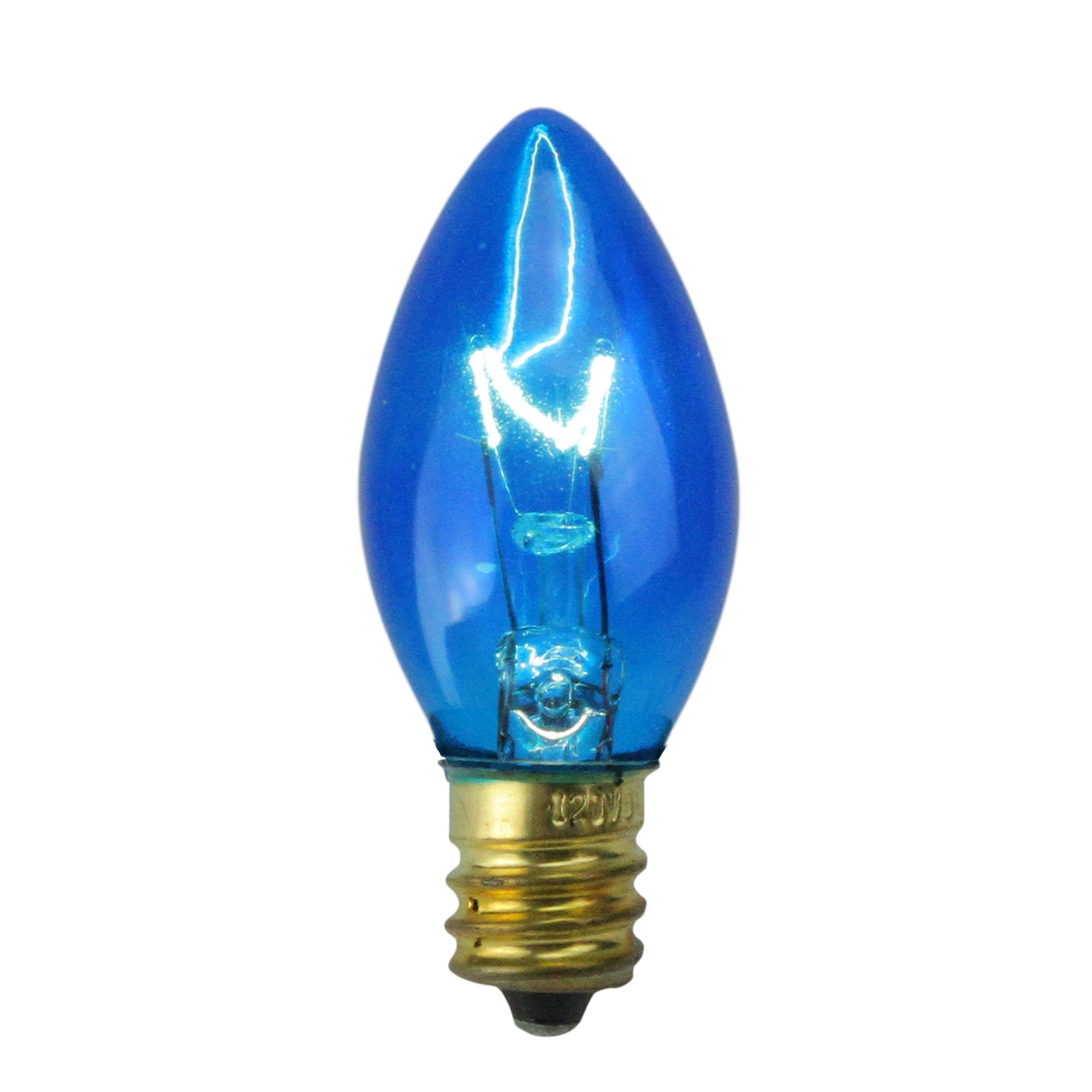 small blue light bulbs