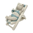 thumbnail image 2 of Liamobondopolis Duck and Bear Figurine Set With Beach Lounge Chair for home decor living room Summer Party and Farmhouse Indoor Decor 5.4 in Tall, 2 of 8