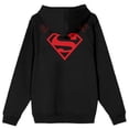 thumbnail image 2 of DC Comics Superman Red Logo Black Hoodie, 2 of 3