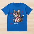 thumbnail image 2 of Red White and Meow Shirt T-Shirt – Patriotic Cats – Celebrate USA 250th Anniversary, 2 of 6