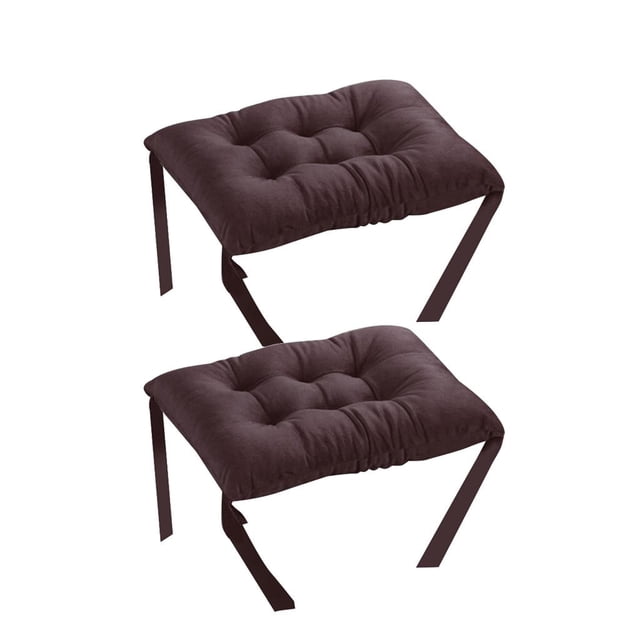Cojines de asiento de salón ligeros y suaves 2x Cojín de silla con lazos