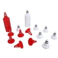 thumbnail image 4 of 60 uds conos de tráfico de juguete, Mini conos de tráfico rojos y blancos, bloque de carretera realista en miniatura para Entrenamiento de fútbol, juegos de coches RC, 4 of 12