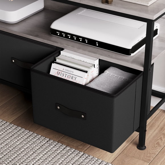 ChaoLink Consola para TV con 3 cajones, soporte para TV de 55 pulgadas para dormitorio, mesa consola con cajones y estantes, mueble para TV y multimedia